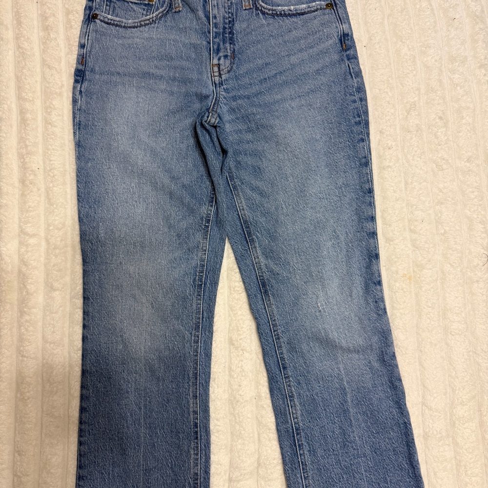 J. Crew Light Blue Straight Leg Jeans - Picture 2 of 4
